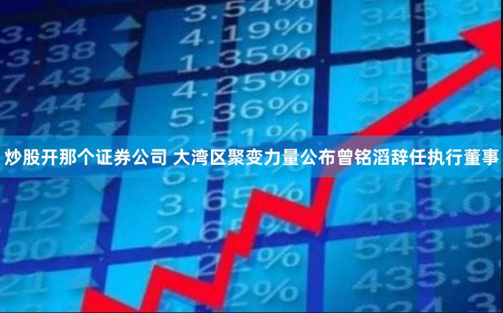 炒股开那个证券公司 大湾区聚变力量公布曾铭滔辞任执行董事