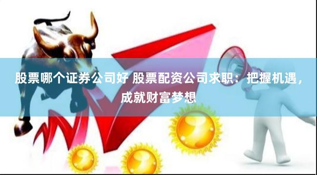股票哪个证券公司好 股票配资公司求职：把握机遇，成就财富梦想